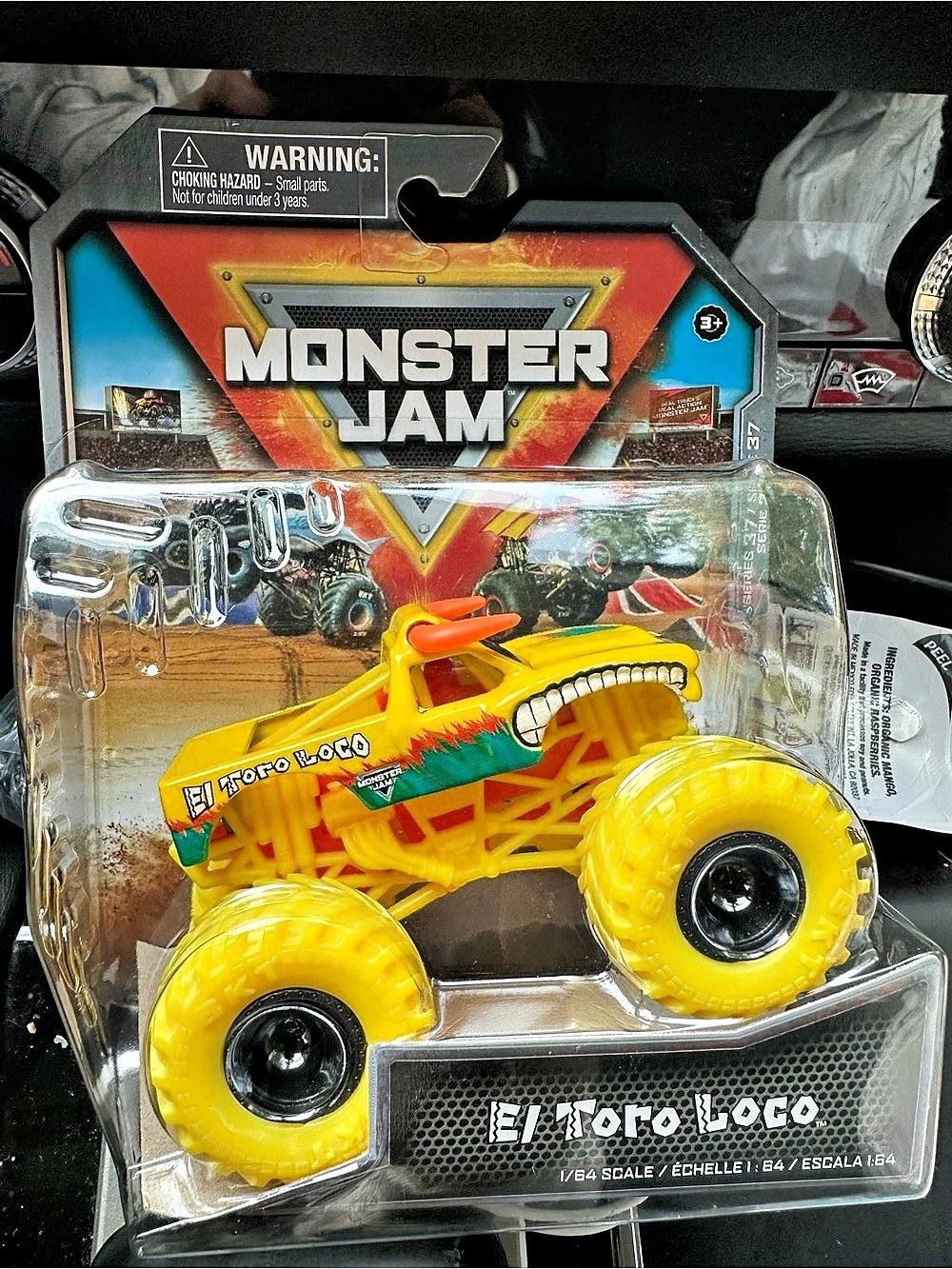 Monster Jam El Toro Loco Monster Truck Yellow & Red NWT
